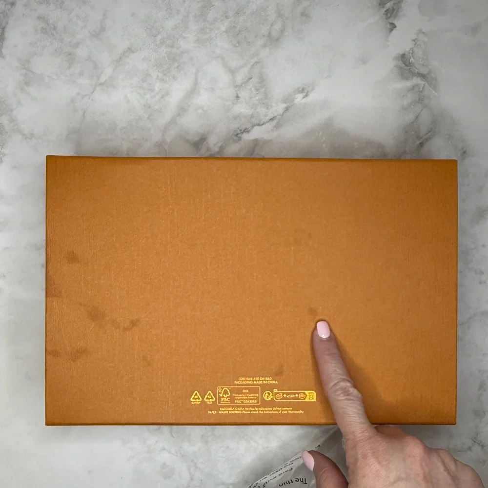 🧡 Louis Vuitton Rigid Gift Box – Empty / Packaging Only